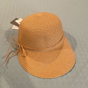 NWT Style & Co. straw sun hat.